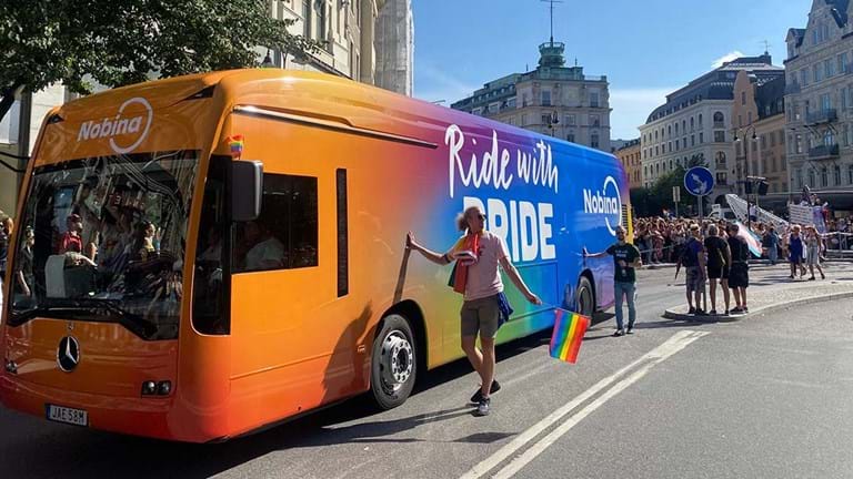 Ride with Pride bussen 2023